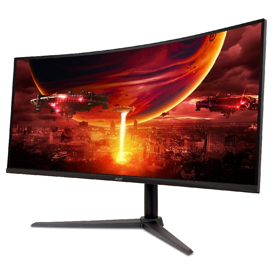 Monitor Gamer Curvo Acer Nitro Xz342Cu V3 34 Pulgadas Uhd 3440X1440 Va Hdmi 3440X1440@100Hz Incluye Hdmi Y Displayport 3 Anos De Garantia