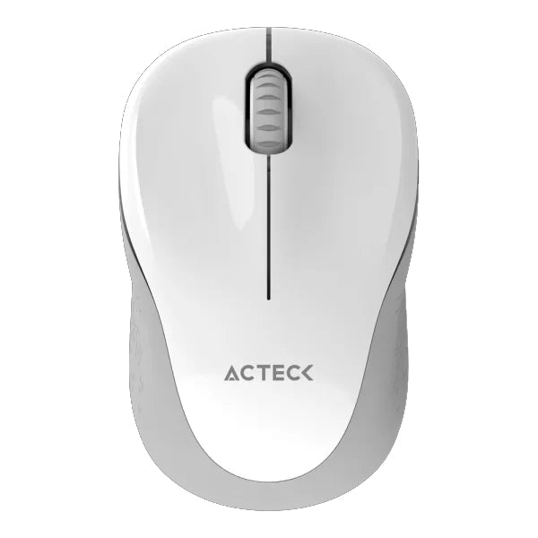 Mouse Inalambrico Acteck Optimize Trip Mi480 /2.4 Ghz / Diseño Ultra Portable / 1600 Dpi / S 2 Botones / 1Xbat Aa Incluida / Blanco / Ac-934886