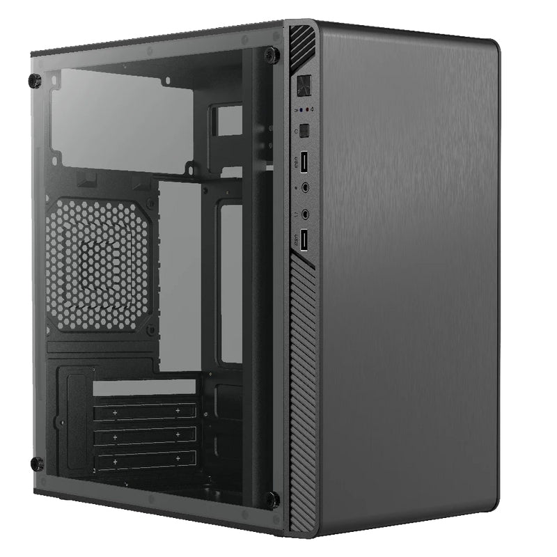 Gabinete Acteck Performance Ii Gi215W / Micro Torre / Micro Atx, Mini Itx / Fuente 500W / Panel Acrilico, Metal / Negro / Ac-935784