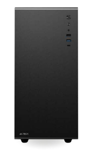 Gabinete Acteck Neuss Pro Gi717/ Mini Torre / Micro Atx, Itx / Panel Cristal Templado, Metal / 3 Años De Garantia / Negro / Ac-935937