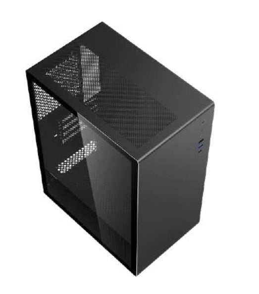 Gabinete Acteck Neuss Pro Gi717/ Mini Torre / Micro Atx, Itx / Panel Cristal Templado, Metal / 3 Años De Garantia / Negro / Ac-935937