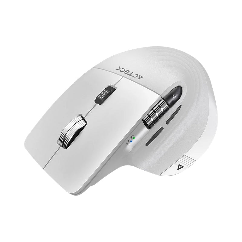 Mouse Acteck Mi780 Inalámbrico Vertical Profesional Virtuos Scroll Horizontal Ultra Fast De Acero