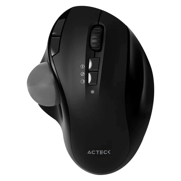 Mouse Acteck Mi790 Trackball Ergonómico Virtuos Art