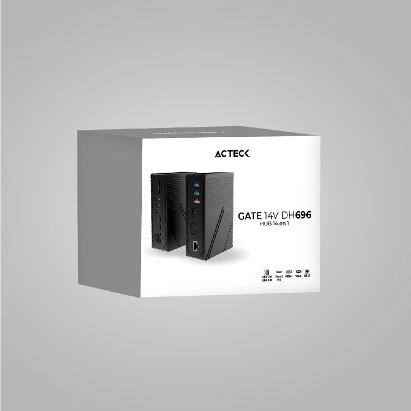 Hub Usb Acteck Dh696 Gate 14V Elite Series En