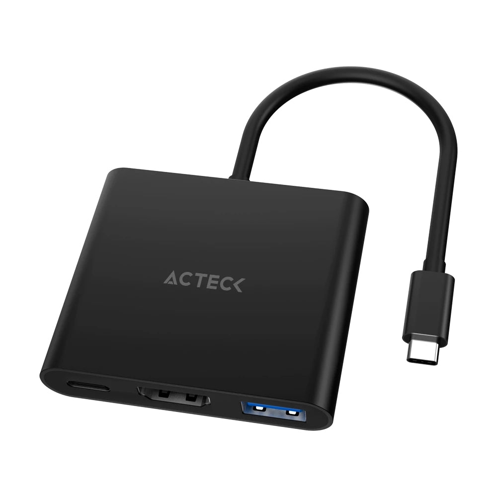 Adaptador 3 En 1 Usb-C Acteck Ah445 Shift Plus Advanced Series