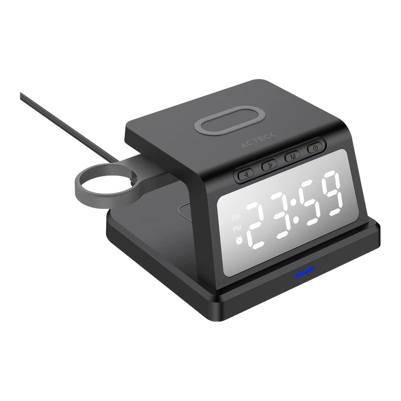 Cargador Acteck Ci730 Con Reloj Para Escritorio Energon S Mate