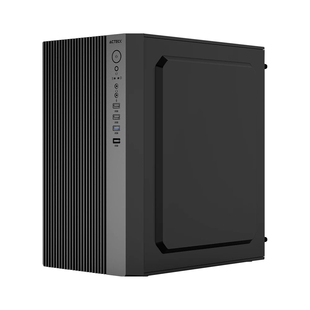 Gabinete Acteck Zenith Gi656 / Mini Torre / Mini Itx, Micro Atx / Fuente De Poder 500 W / 1 Ventilador 120Mm / Metal / 3 Años De Garantia / Negro / Ac-939263