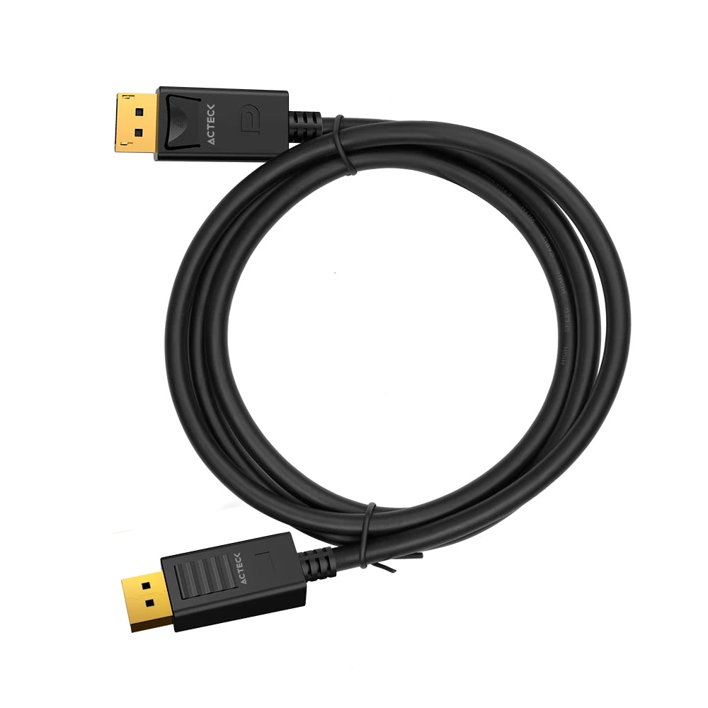 Cable Acteck Link Plus Dp422-1 / Display Port - Display Port / 4K / 60 Mhz / 17 Gbps / 1 M / Calibre 30 Awg / Negro / Ac-939805