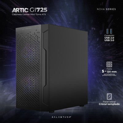 Gabinete Balam Rush Gi725 Mini Torre Artic Legend Nova