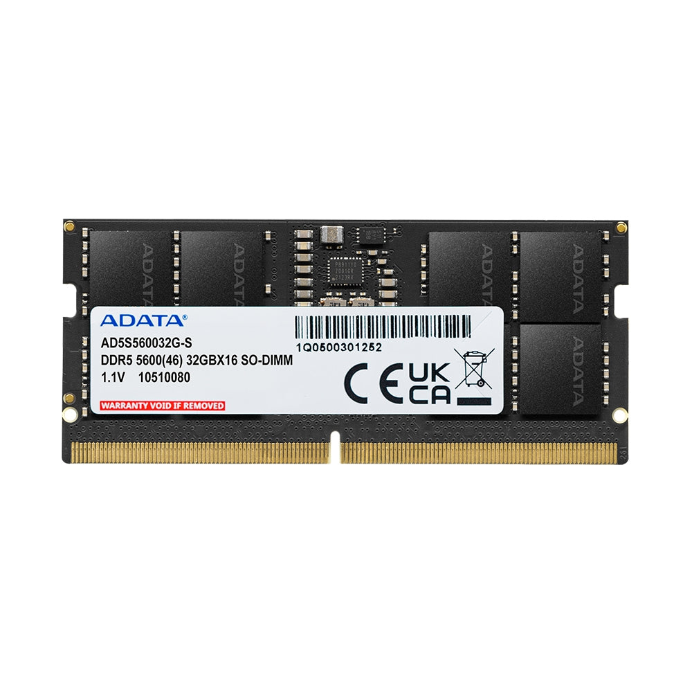 Memoria Ram Adata Ad5S560016G-S Ddr5 16Gb Sodimm 5600Mhz.