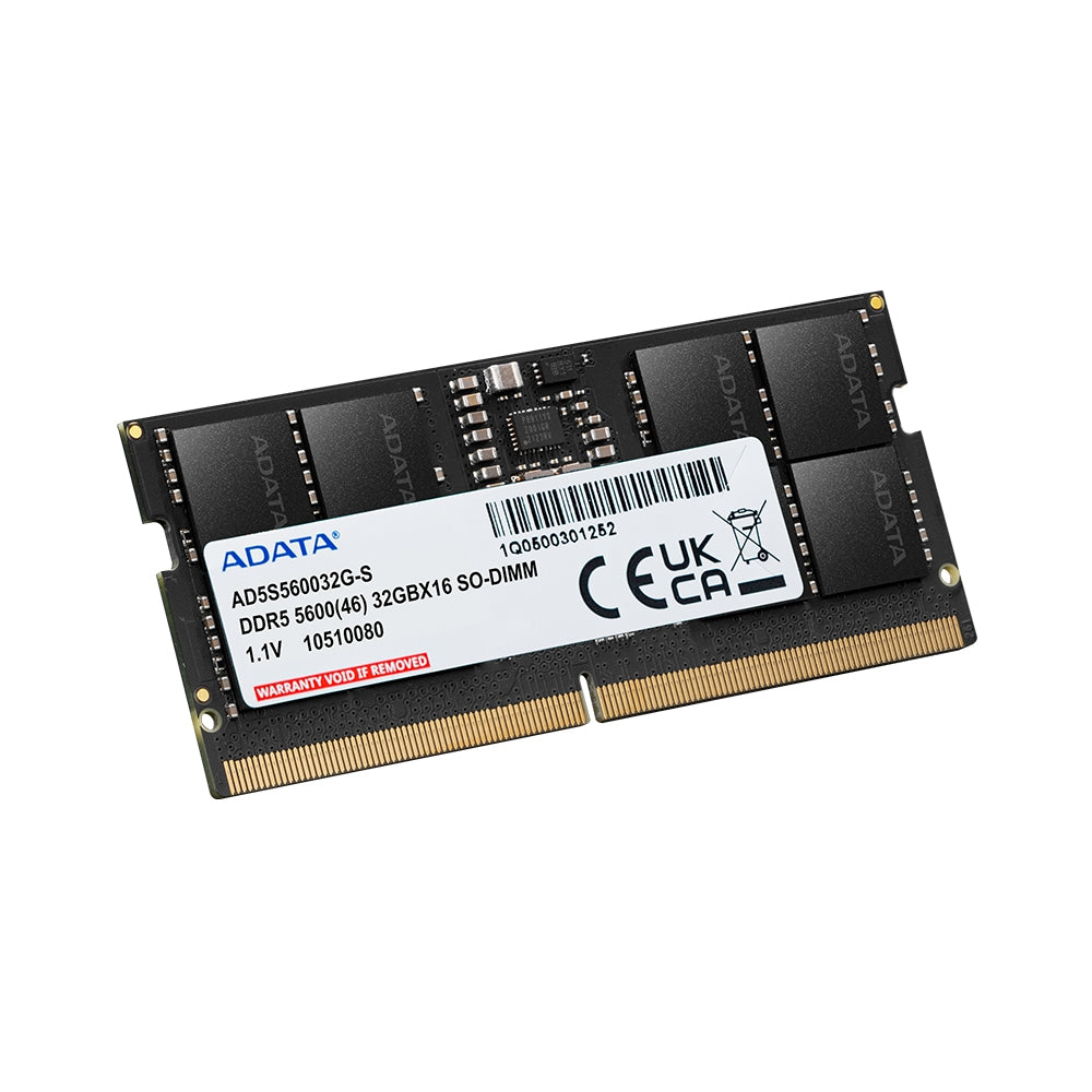 Memoria Ram Adata Ad5S560016G-S Ddr5 16Gb Sodimm 5600Mhz.