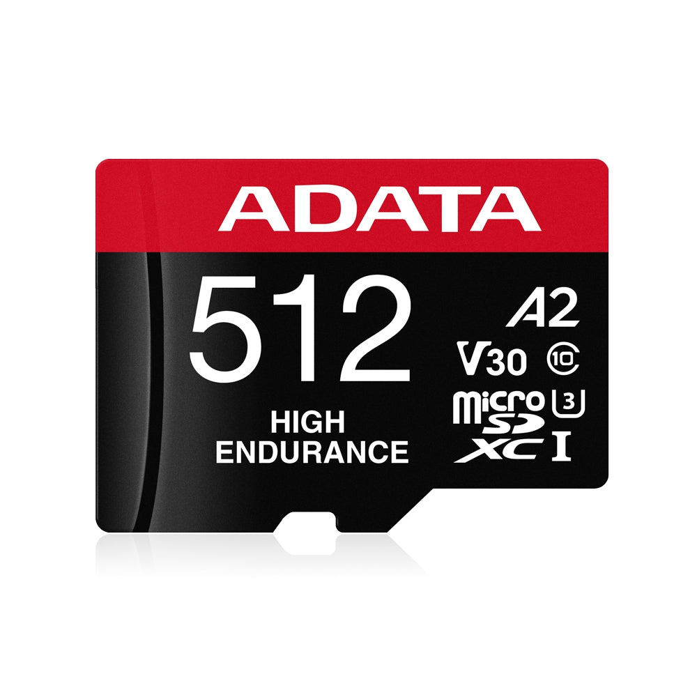 Memoria Adata Micro Sdxc/Sdhc 512Gb Uhs-I Videovigilancia 24/7 100Mb/85Mb 4K Clase 10 U3 V30 A2 C/Adaptador (Ausdx512Gui3V30Sha2-Ra1)