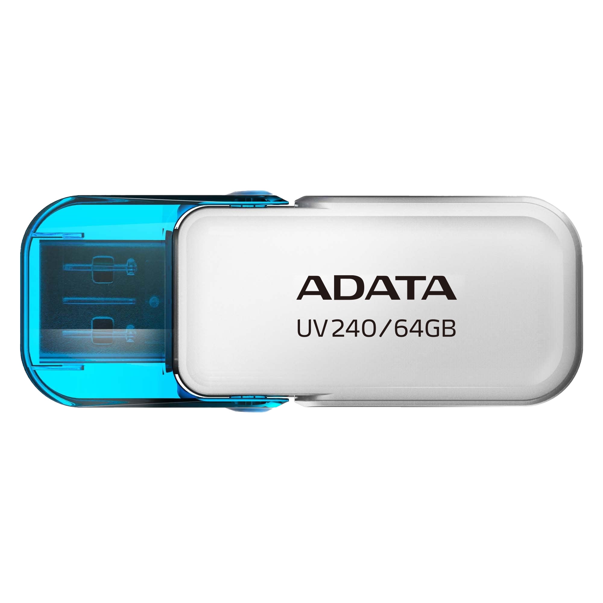 Memoria Adata 64Gb Usb 2.0 Uv240 Blanco- Azul