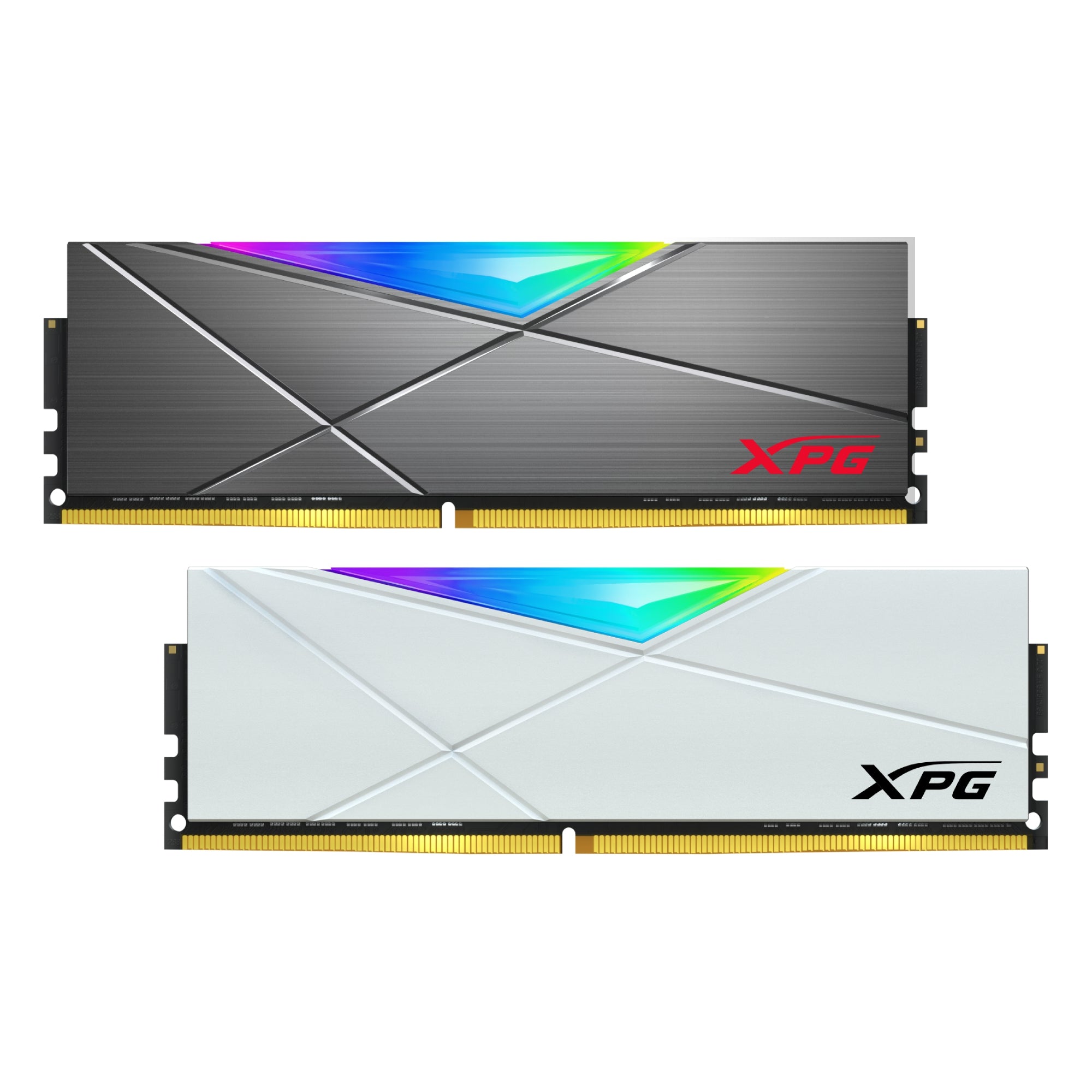 Memoria Adata Udimm Ddr4 16Gb Pc4-25600 3200Mhz Cl16 1.35V Xpg Spectrix D50 Rgb Blanco Con Disipador Pc/Gamer/Alto Rendimiento (Ax4U320016G16A-Sw50)