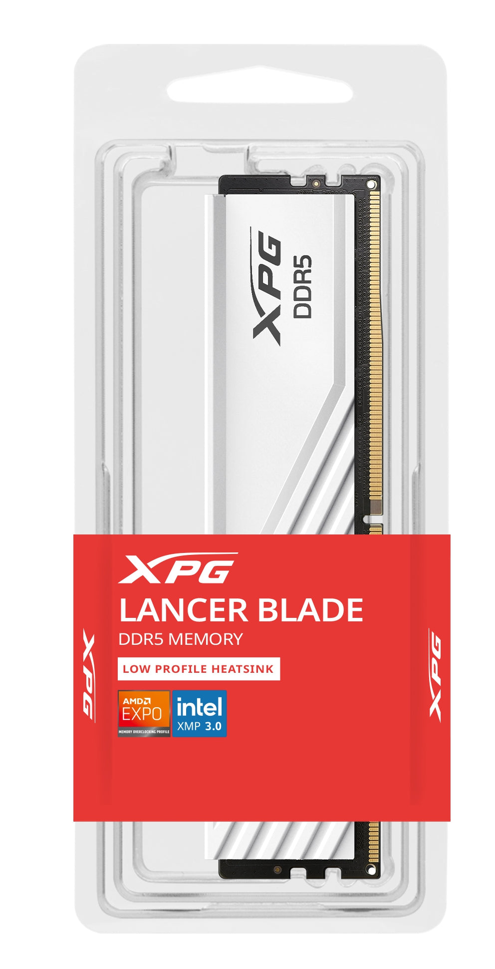 Memoria Xpg Lancer Blade Udimm Ddr5 16Gb Pc5-44800 5600Mhz Cl46 1.1V Con Disipador Blanco Pc Gammer/Alto Rendimiento (Ax5U5600C4616G-Slabwh)