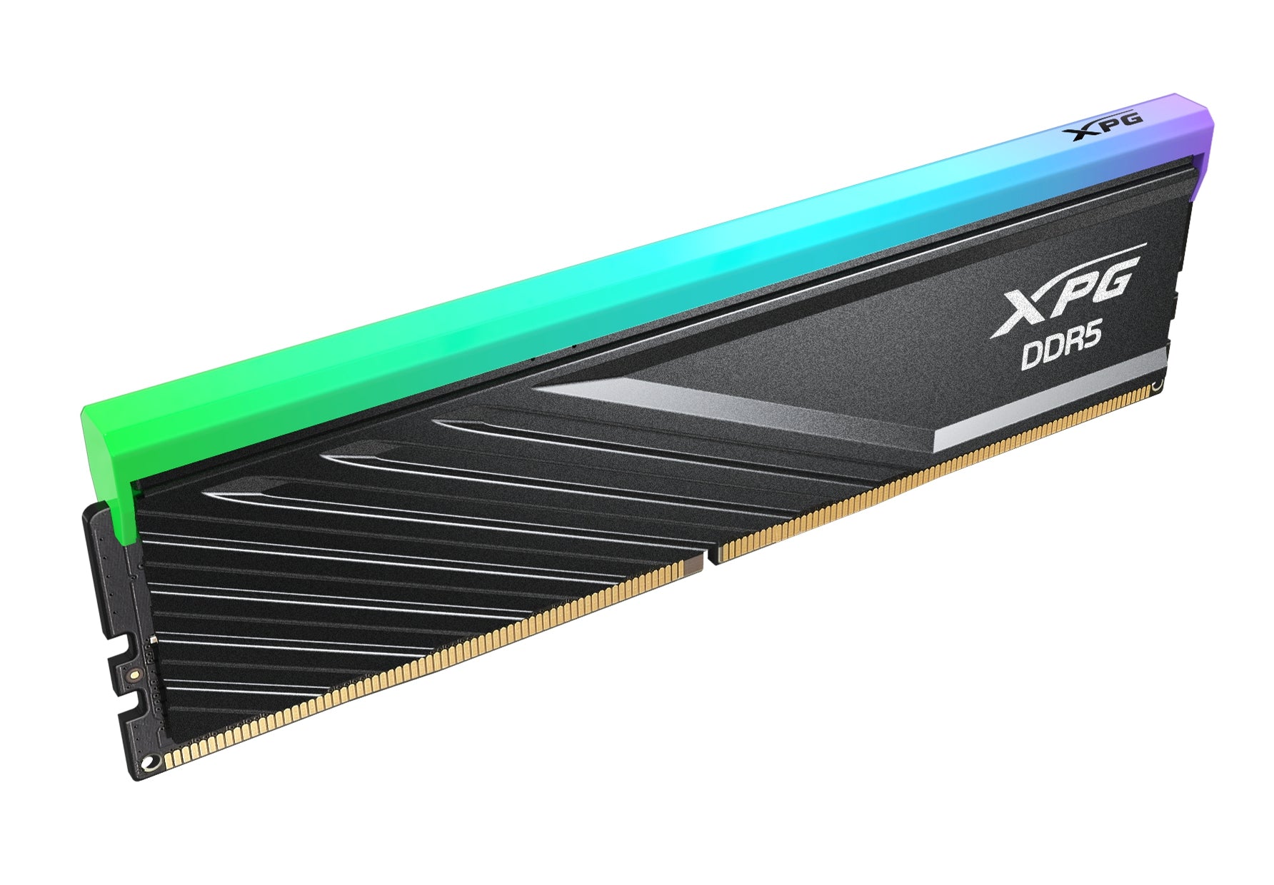 Memorias Ram Adata Lancer Blade Rgb Xpg Ddr5 32Gb Udimm 6000Mhz Con Iluminación Rgb. Disipador Negro. Ax5U6000C3032G-Slabrbk