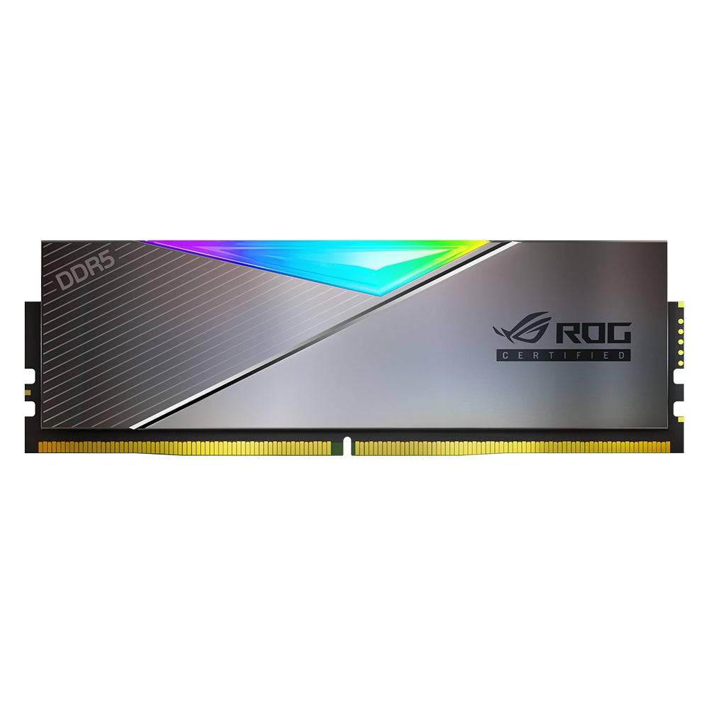 Memoria Adata Udimm Ddr5 32Gb Pc5-41600 6600Mhz Cl32 1.4V Xpg Lancer Rgb Rog Con Disipador Pc/Gamer/Alto Rendimiento (Ax5U6600C3216G-Dclarrog)