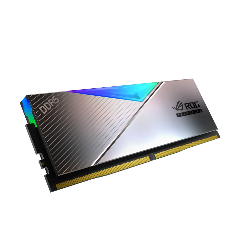 Memoria Adata Udimm Ddr5 32Gb Pc5-41600 6600Mhz Cl32 1.4V Xpg Lancer Rgb Rog Con Disipador Pc/Gamer/Alto Rendimiento (Ax5U6600C3216G-Dclarrog)