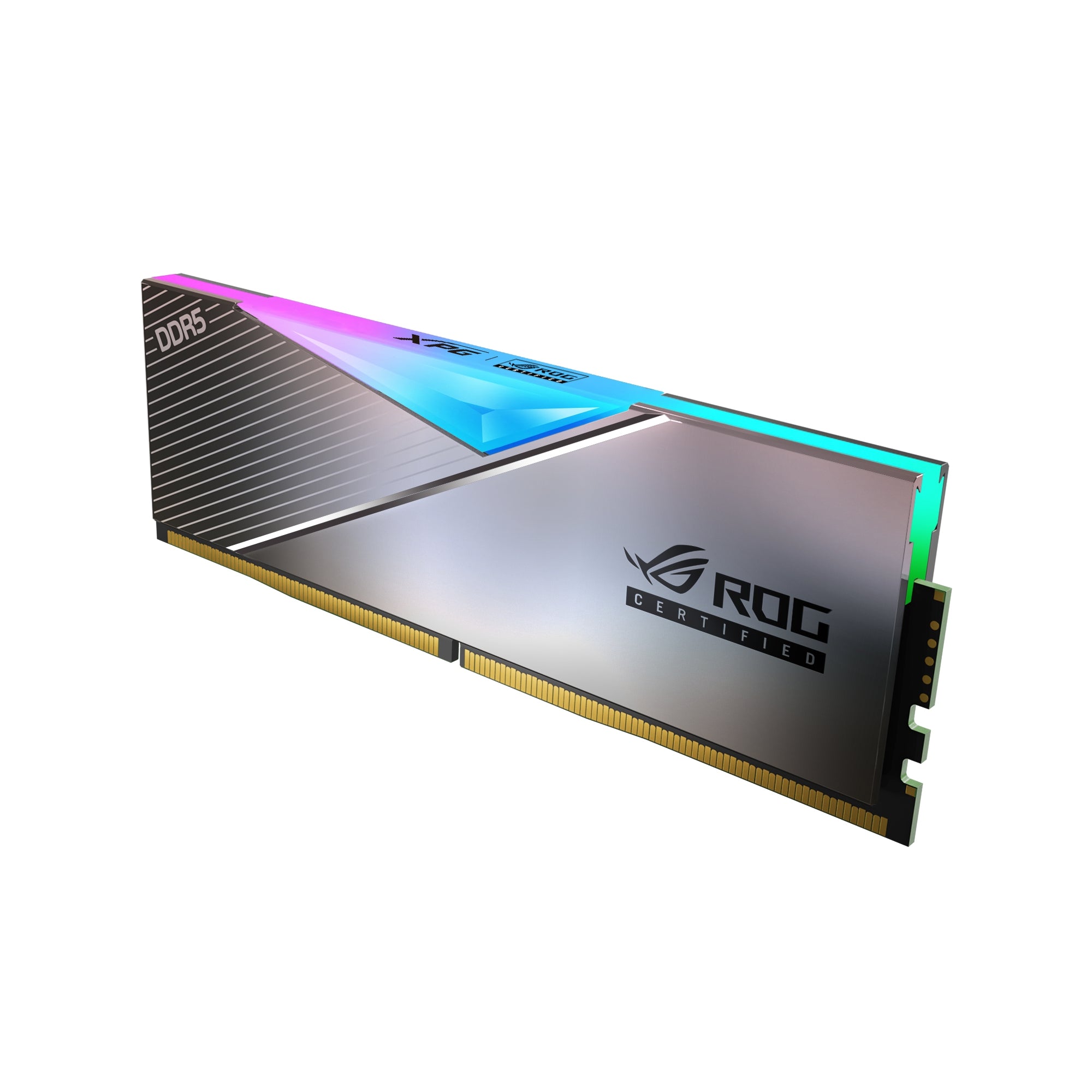 Memoria Adata Udimm Ddr5 32Gb Pc5-41600 6600Mhz Cl32 1.4V Xpg Lancer Rgb Rog Con Disipador Pc/Gamer/Alto Rendimiento (Ax5U6600C3216G-Dclarrog)