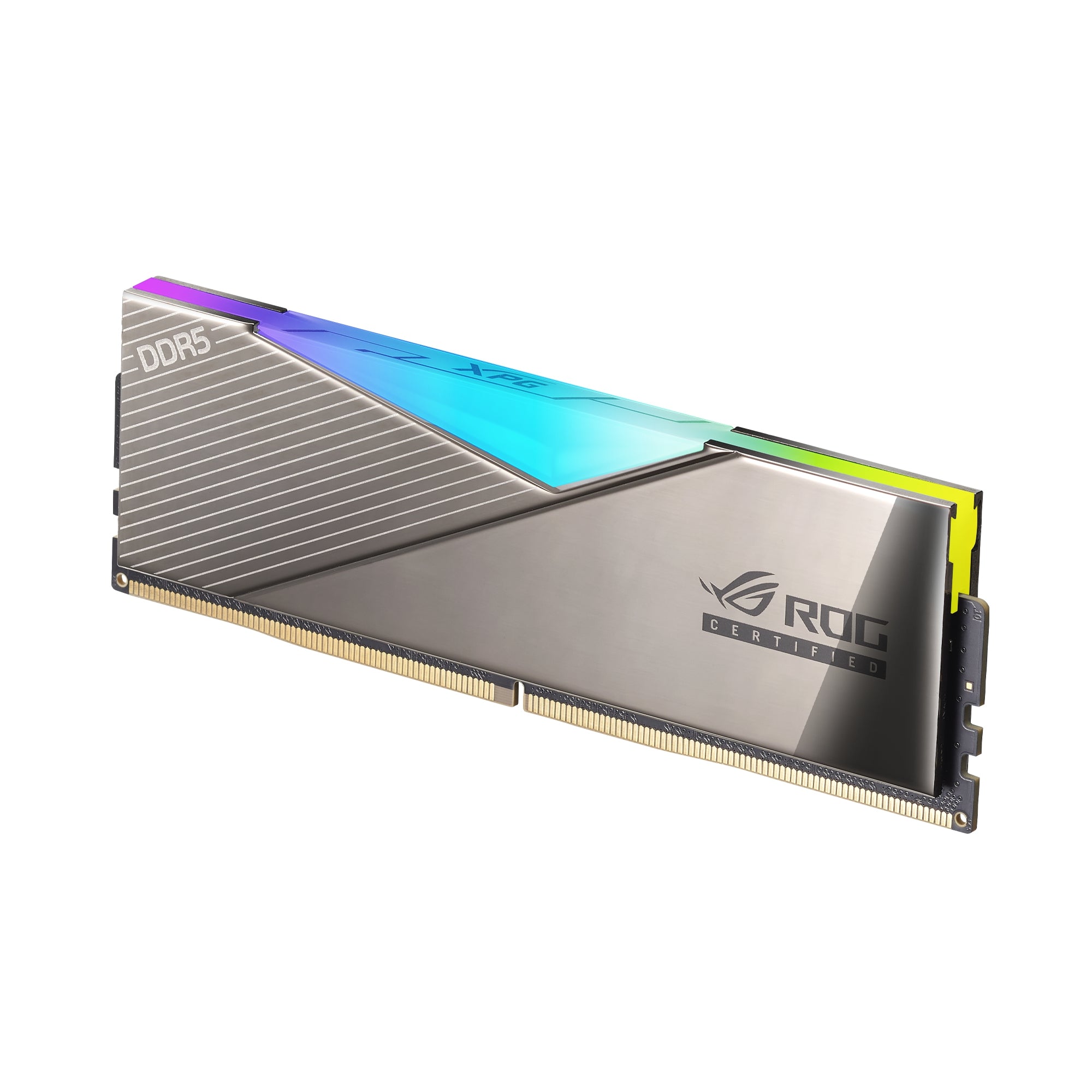 Memoria Xpg Lancer Rog Udimm Ddr5 24G Pc5-57600 7200Mhz Cl34 1.4V Rgb Con Disipador Gris Pc Gammer/Alto Rendimiento (Ax5U7200C3424G-Dclarrog)