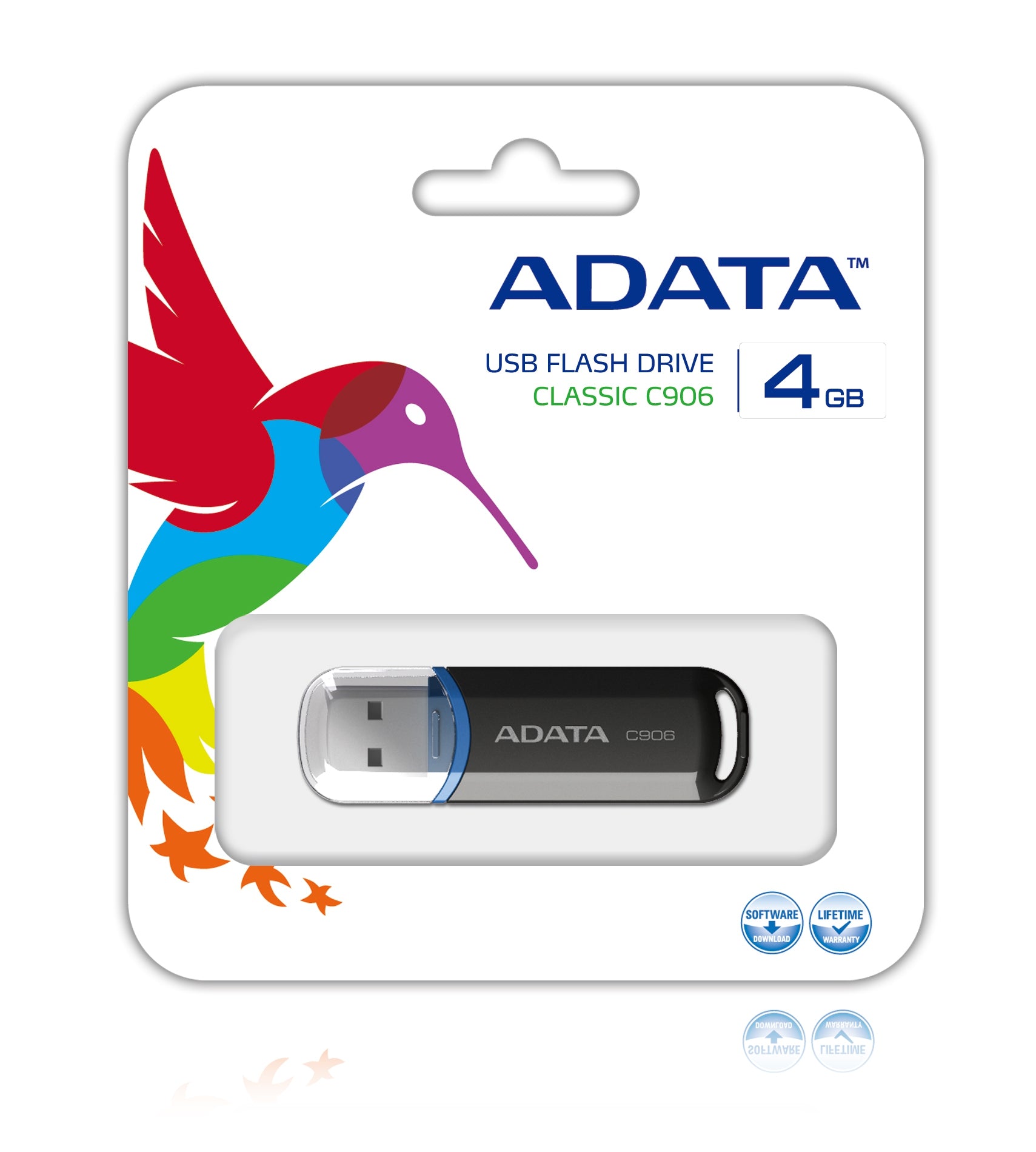 Memoria Flash Adata C906 32Gb Usb 2.0 Blanco (Ac906-32G-Rwh)