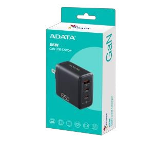 Cargador De Pared Adata Usb 65W,Usb-C Negro Chargeru-0653-Qcpdbk