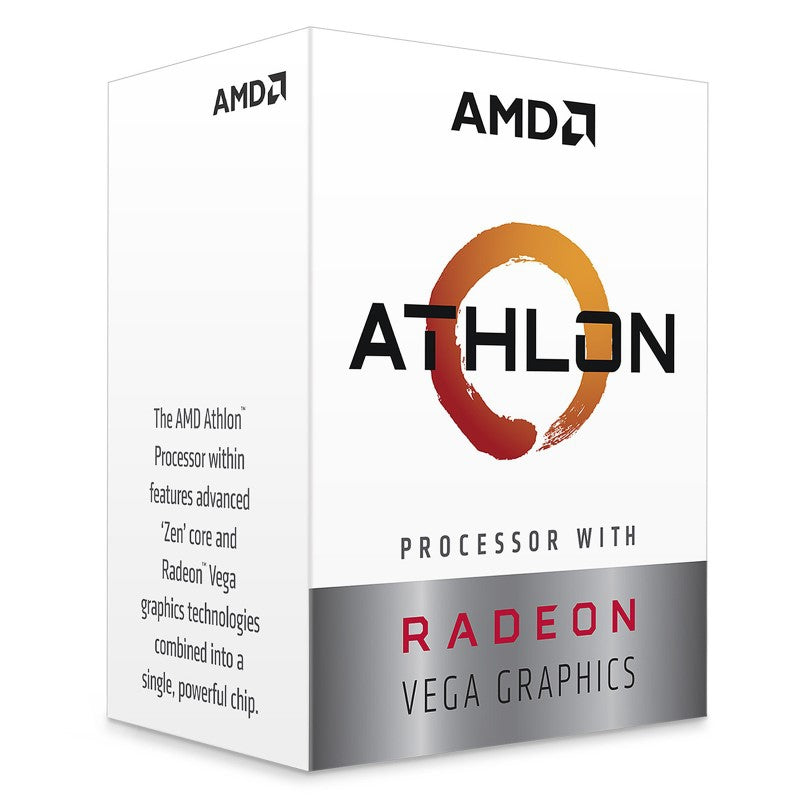 Cpu Amd Athlon 3000G 3.5 Ghz 4Mb 35W Am4 Vega Graphics (Yd3000C6Fhsbx)
