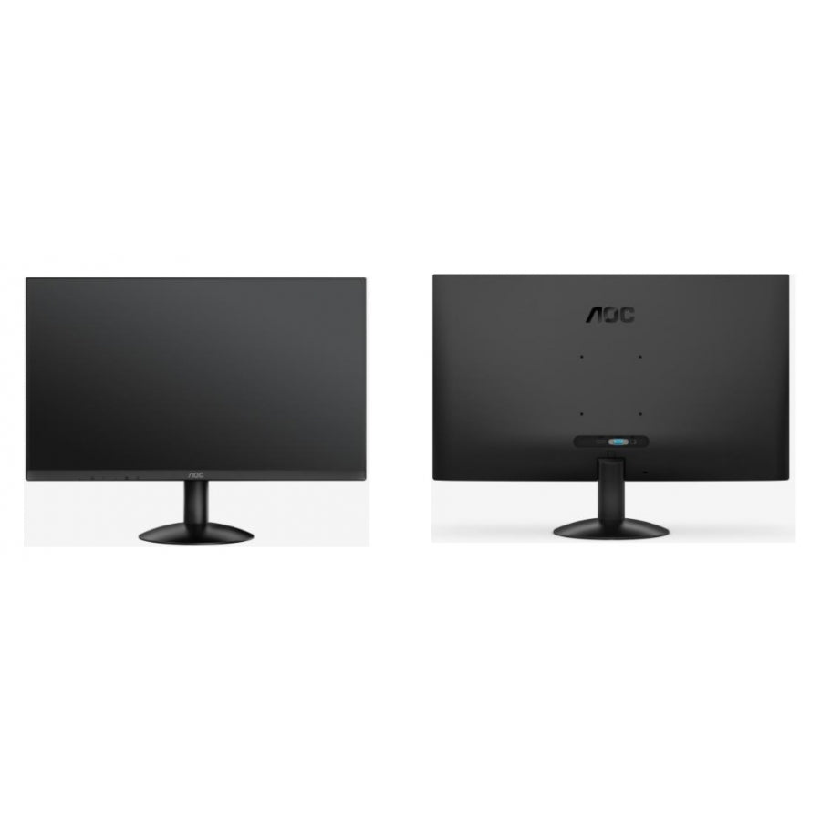 Monitor Led Aoc 24B30H2 / Color Negro / Panel Ips  23.8 / Hdmi Y Vga / Aspecto 16:9 / Tiempo D.R. 1Ms / Full Hd 1920 X 1080 /  100 Hz / Vesa 100X100 Mm / Contraste 20,000,0001 / Brillo 250 Cd/M2