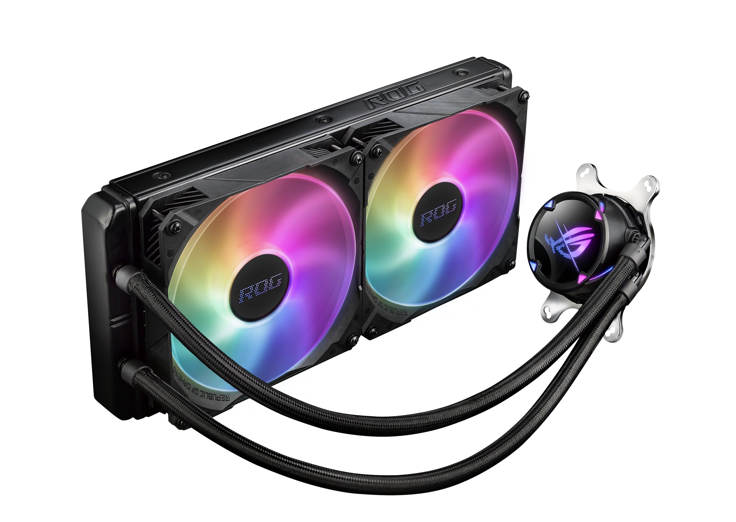 Enfriamiento Liquido Asus Rog Strix Lc Ii 280 Argb Bloque De Agua