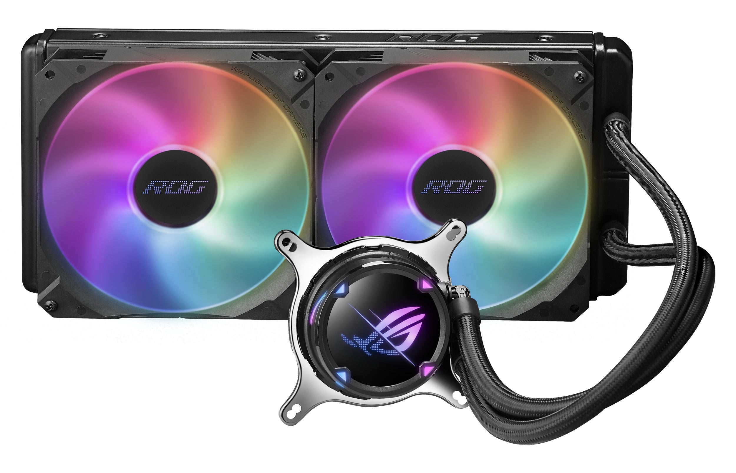 Enfriamiento Liquido Asus Rog Strix Lc Ii 280 Argb Bloque De Agua