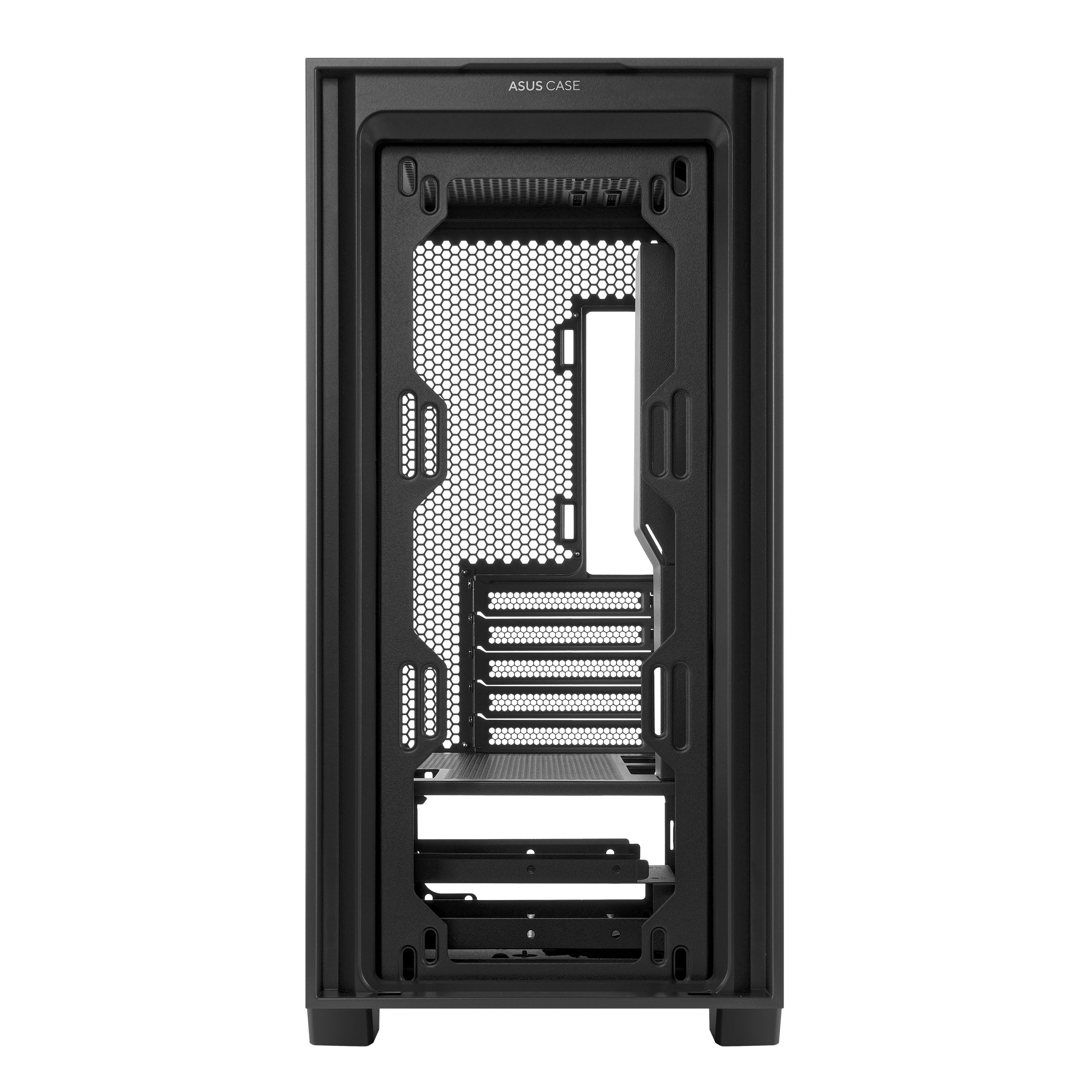 Gabinete Asus A21 Case/Blk Con Ventana Mini-Tower Micro Atx Mini-Itx Usb 3.0 Sin Fuente Negro