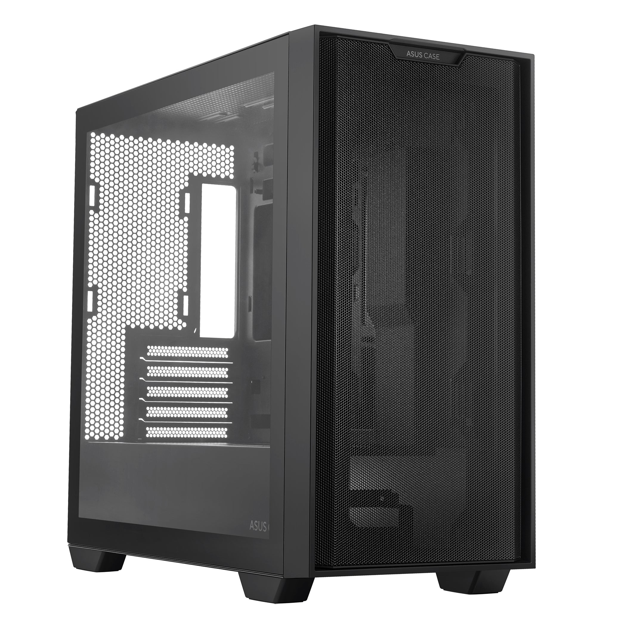 Gabinete Asus A21 Case/Blk Con Ventana Mini-Tower Micro Atx Mini-Itx Usb 3.0 Sin Fuente Negro