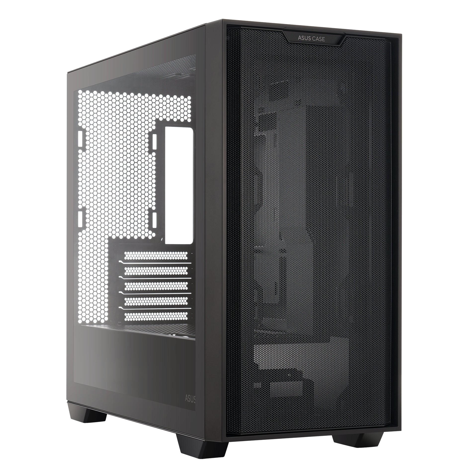 Gabinete Asus A21 Case/Blk Con Ventana Mini-Tower Micro Atx Mini-Itx Usb 3.0 Sin Fuente Negro