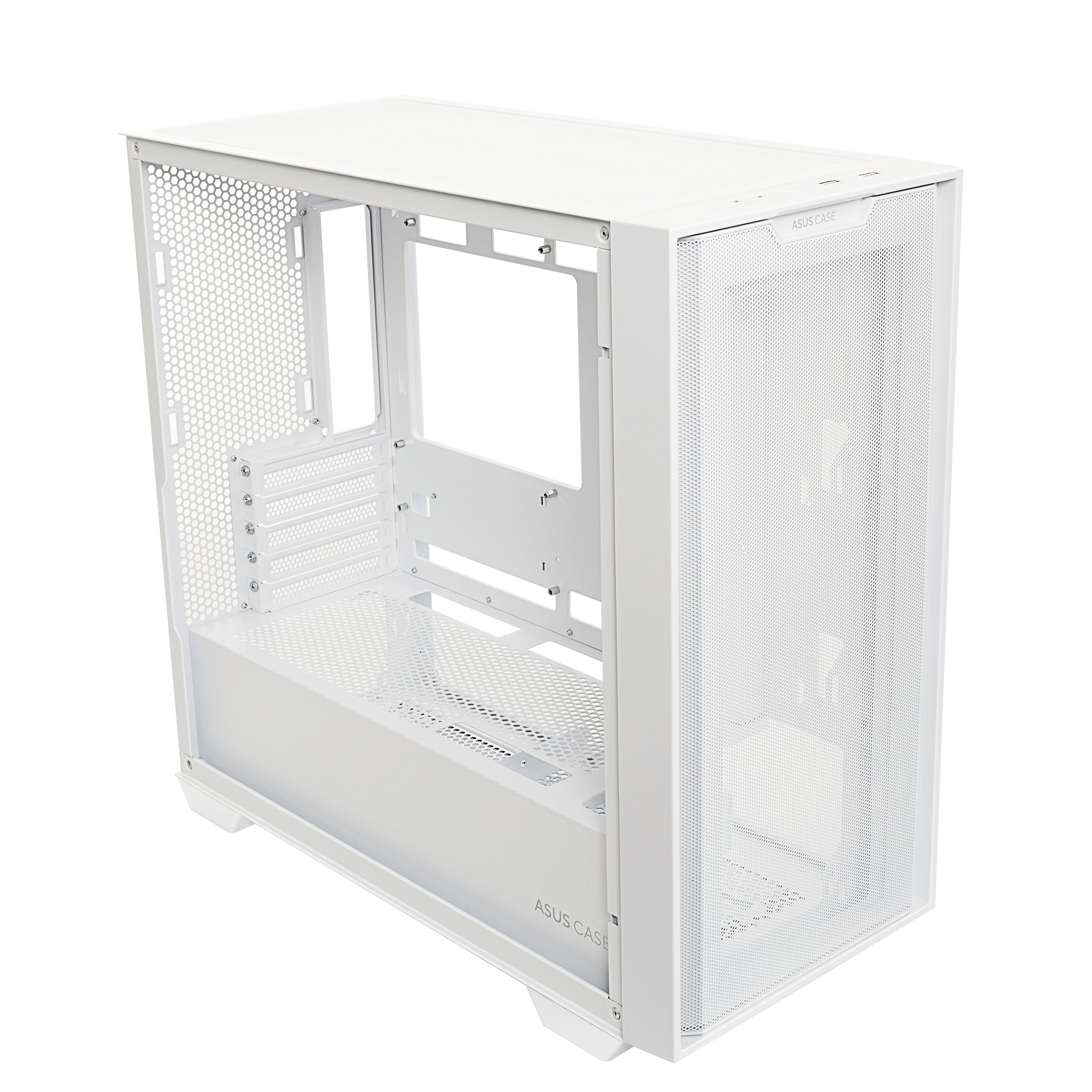 Gabinete Asus A21 Case/Wht Con Ventana Mini-Tower Micro Atx Mini-Itx Usb 3.0 Sin Fuente Blanco