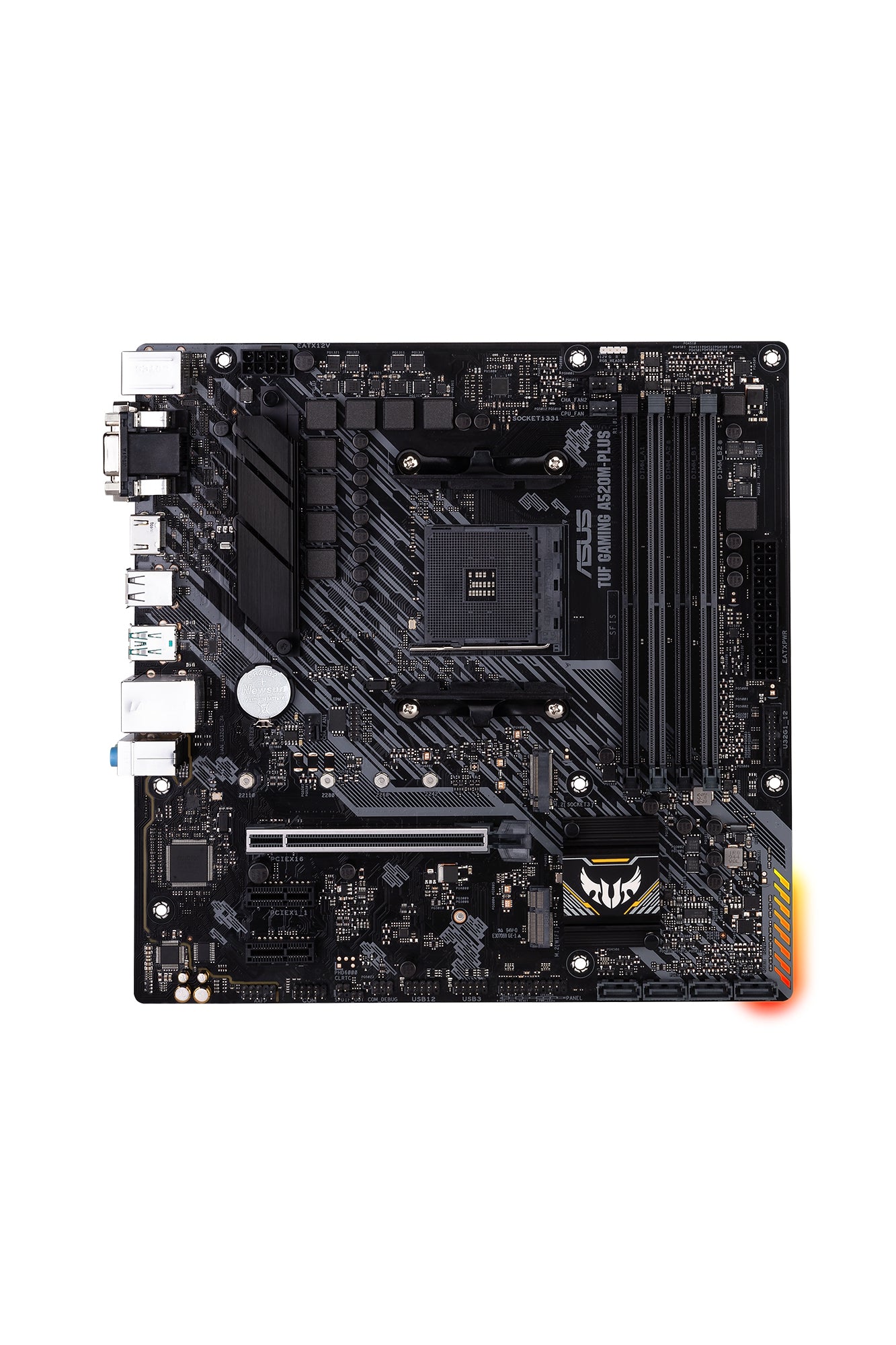 Motherboard Asus A520M-Plus Tarjeta Madre Micro Atx Tuf Gaming Wifi S-Am4 Amd Hdmi 128Gb Ddr4 Para