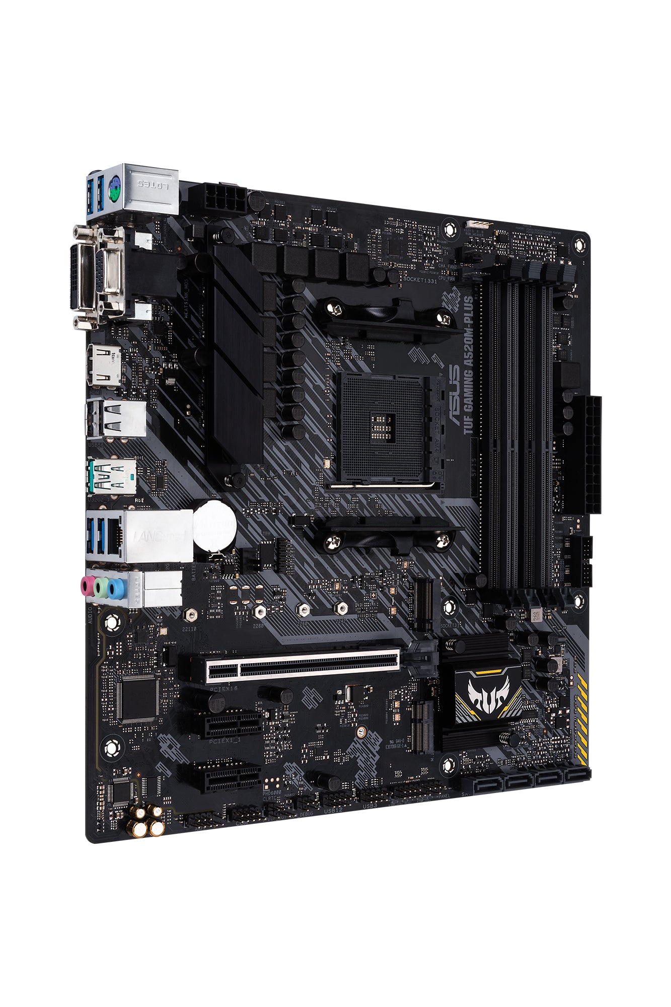 Motherboard Asus A520M-Plus Tarjeta Madre Micro Atx Tuf Gaming Wifi S-Am4 Amd Hdmi 128Gb Ddr4 Para