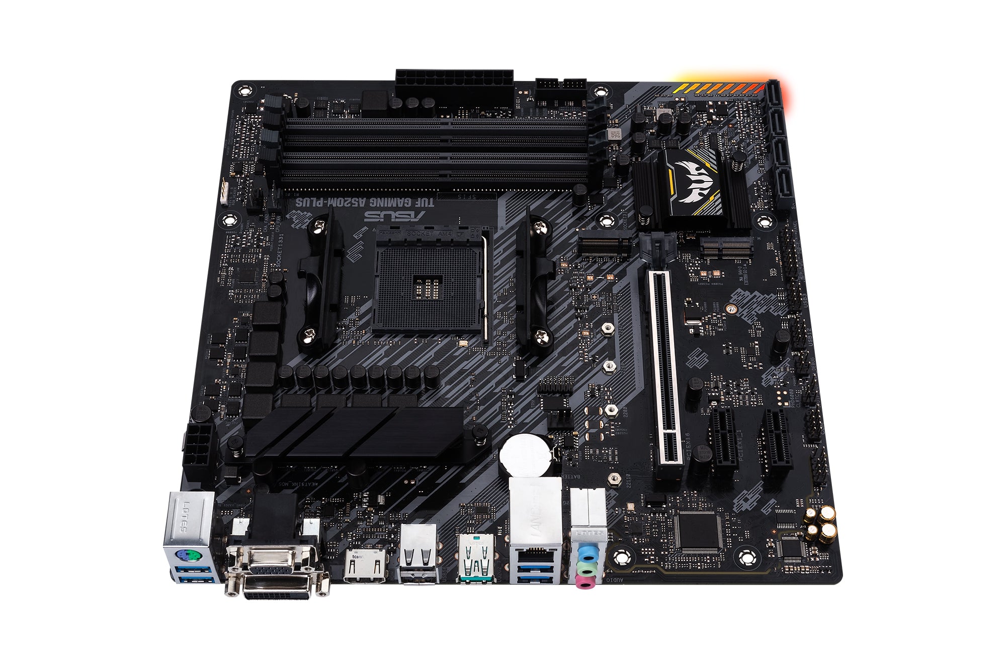 Motherboard Asus A520M-Plus Tarjeta Madre Micro Atx Tuf Gaming Wifi S-Am4 Amd Hdmi 128Gb Ddr4 Para