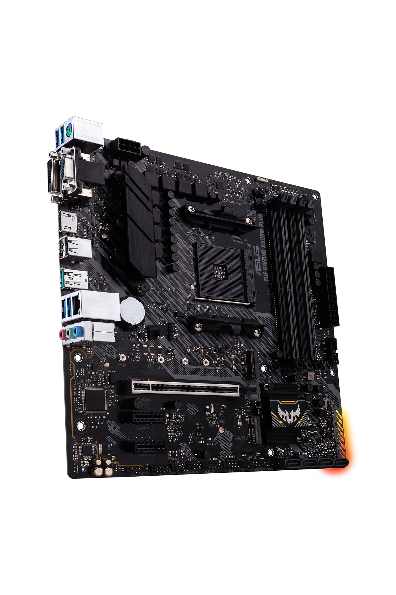 Motherboard Asus A520M-Plus Tarjeta Madre Micro Atx Tuf Gaming Wifi S-Am4 Amd Hdmi 128Gb Ddr4 Para