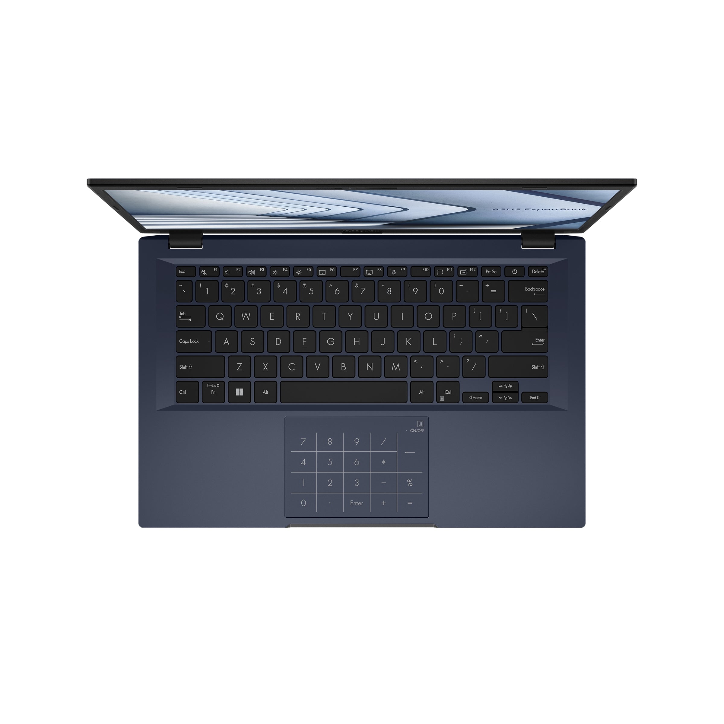 Laptop Asus Expertbook B1402Cba, Core I7-1255U, 16Gb, 512Gb Ssd, 14 Pulgadas Fhd, Win 11 Pro, Negro, Numberpad, Grado Militar, 1 Año De Garantia