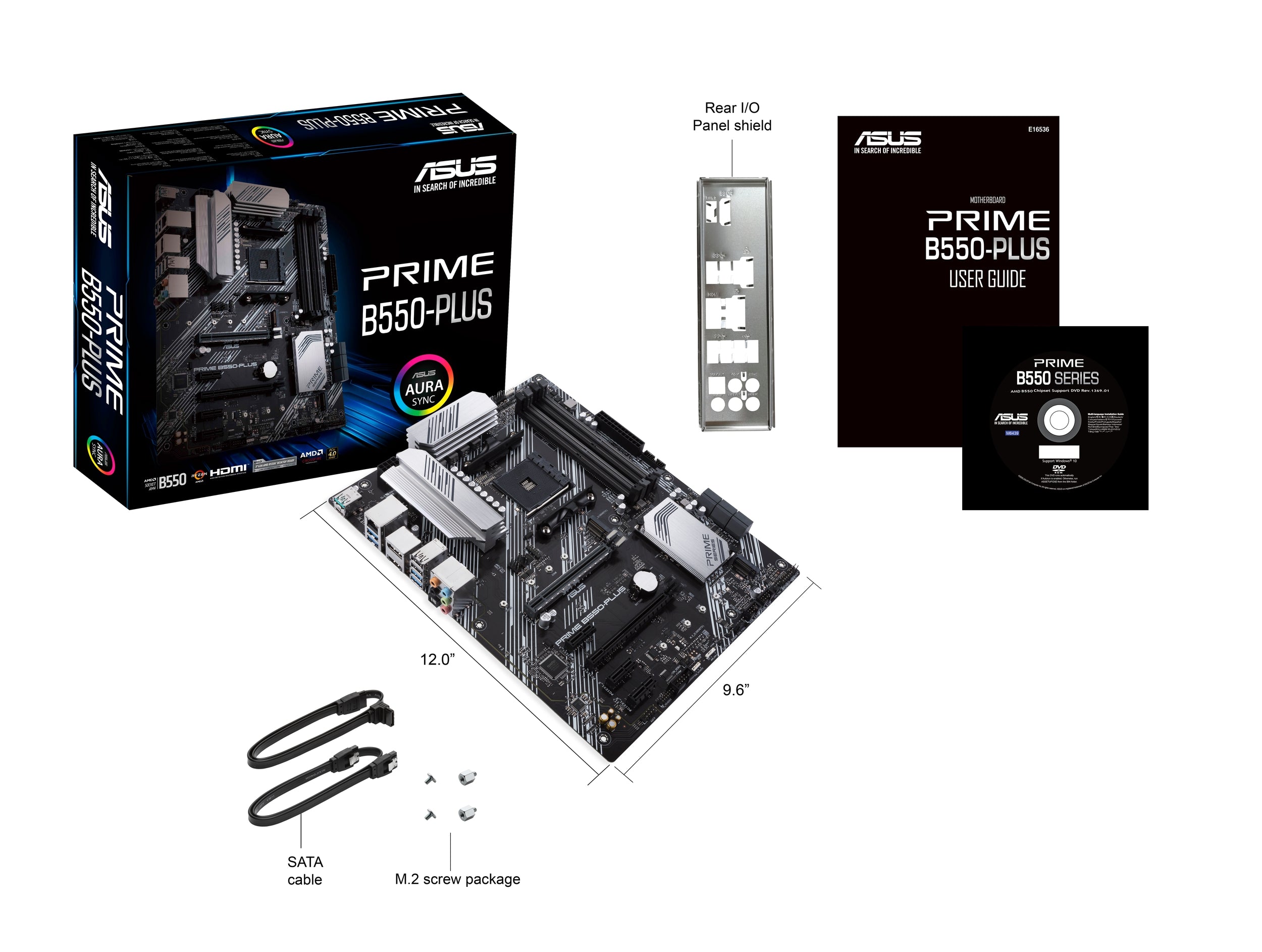 Motherboards Asus B550-Plus Prime Amd