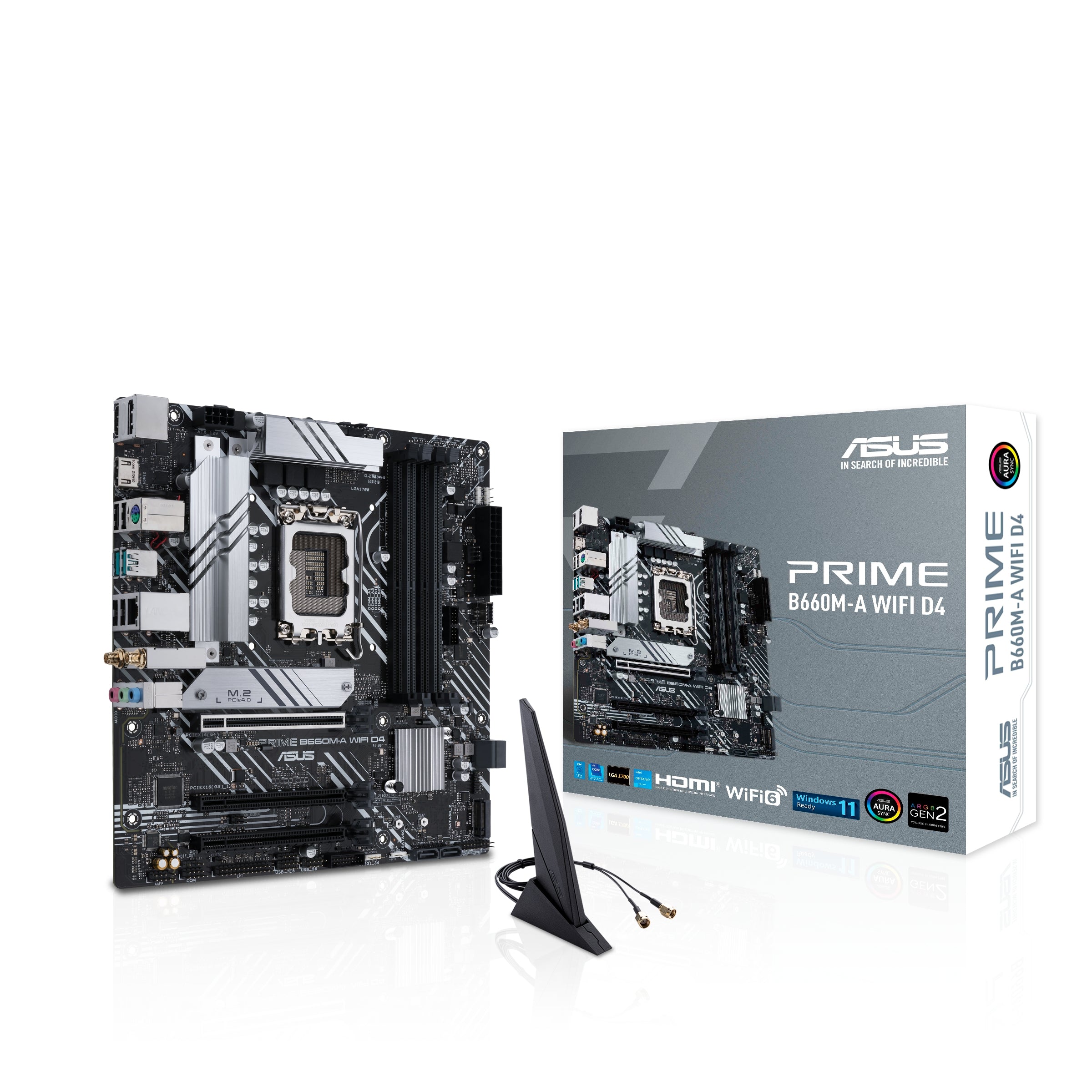 Tarjeta Madre Gaming Asus B660M-A Prime Wifi D4