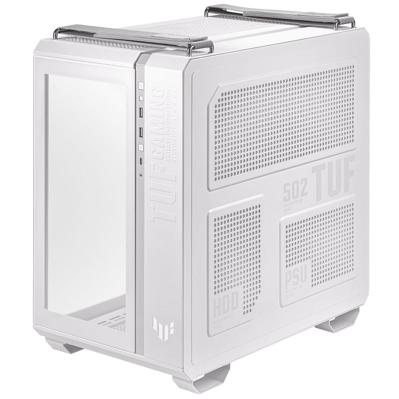 Gabinete Asus Gt502/Wht/Tg// M-Atx/Atx/Mitx White