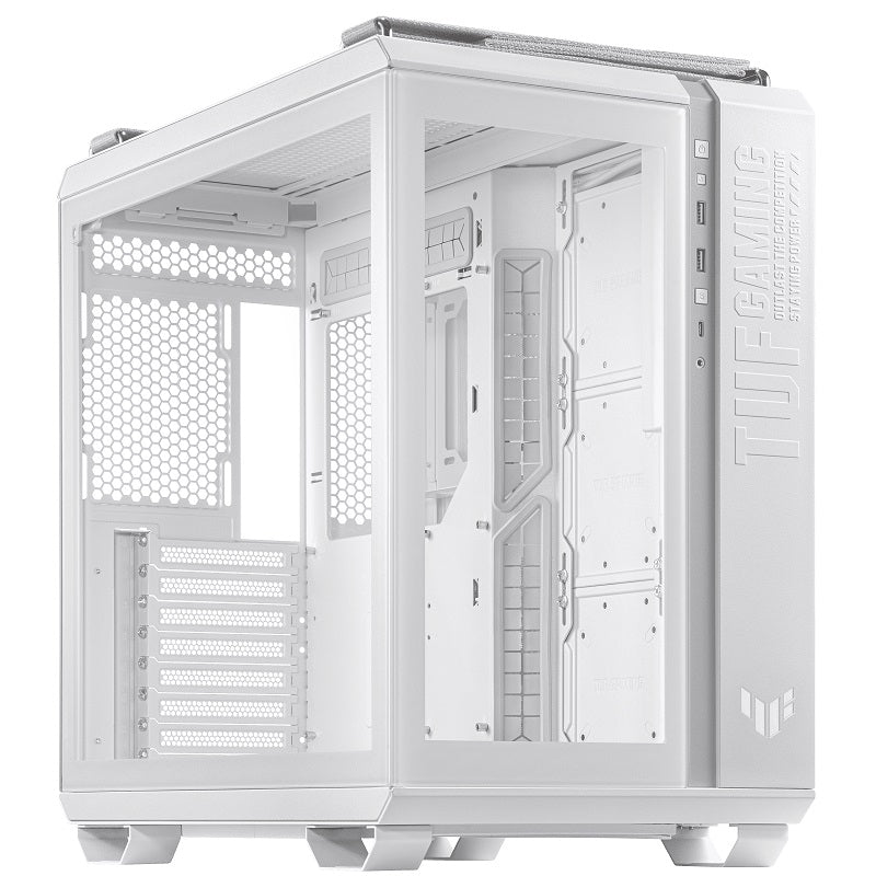 Gabinete Asus Gt502/Wht/Tg// M-Atx/Atx/Mitx White