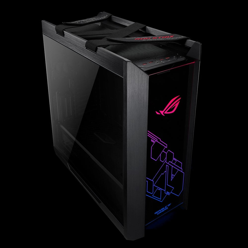 Gabinete Asus Rog Strix Helios Gx601 Bk/E-Atx/Atx /Rgb/ Aura Sync