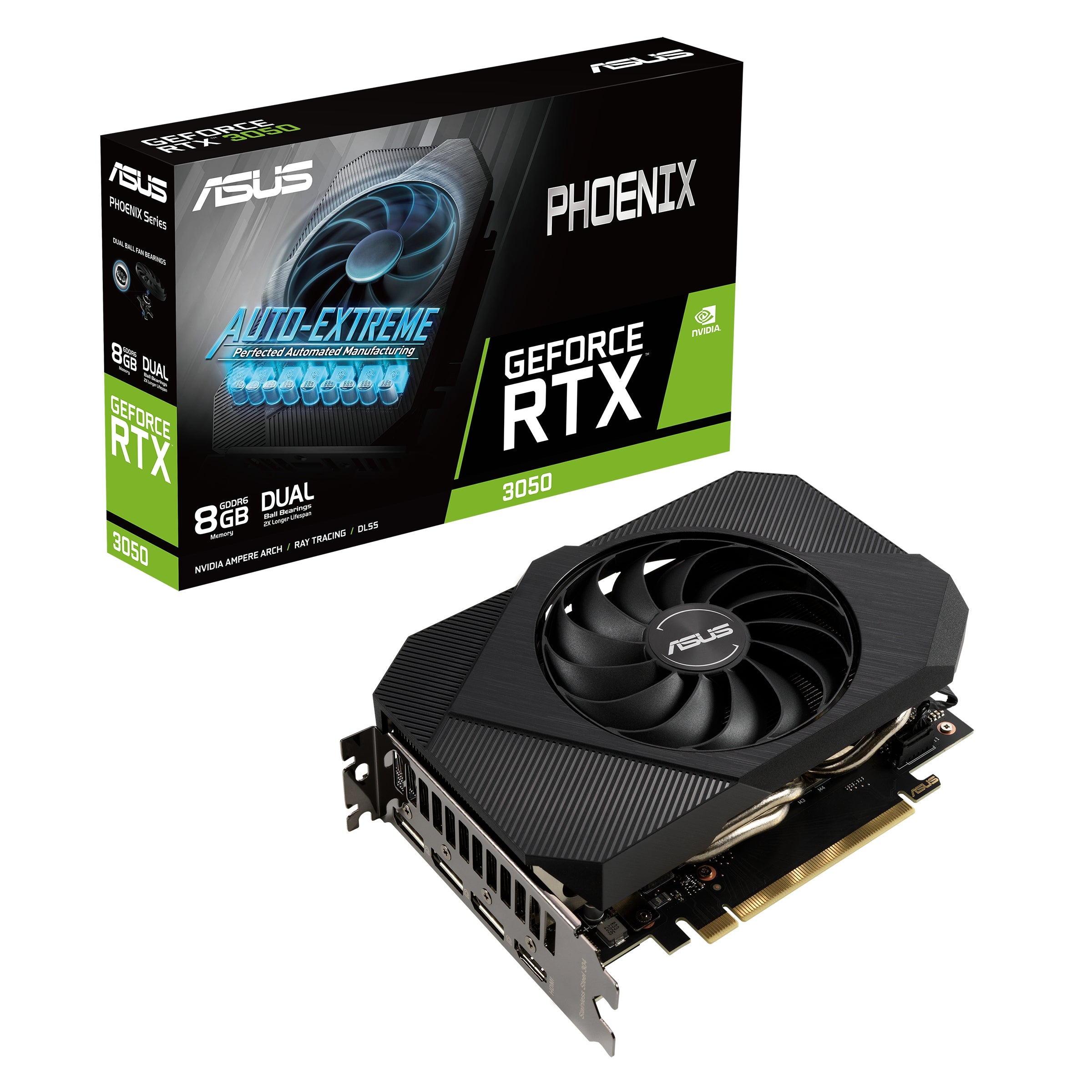 (Ob) Tarjeta De Video Asus Ph-Rtx3050-8G 8Gb Gddr6/Pcie4.0/Hdmi/Dp