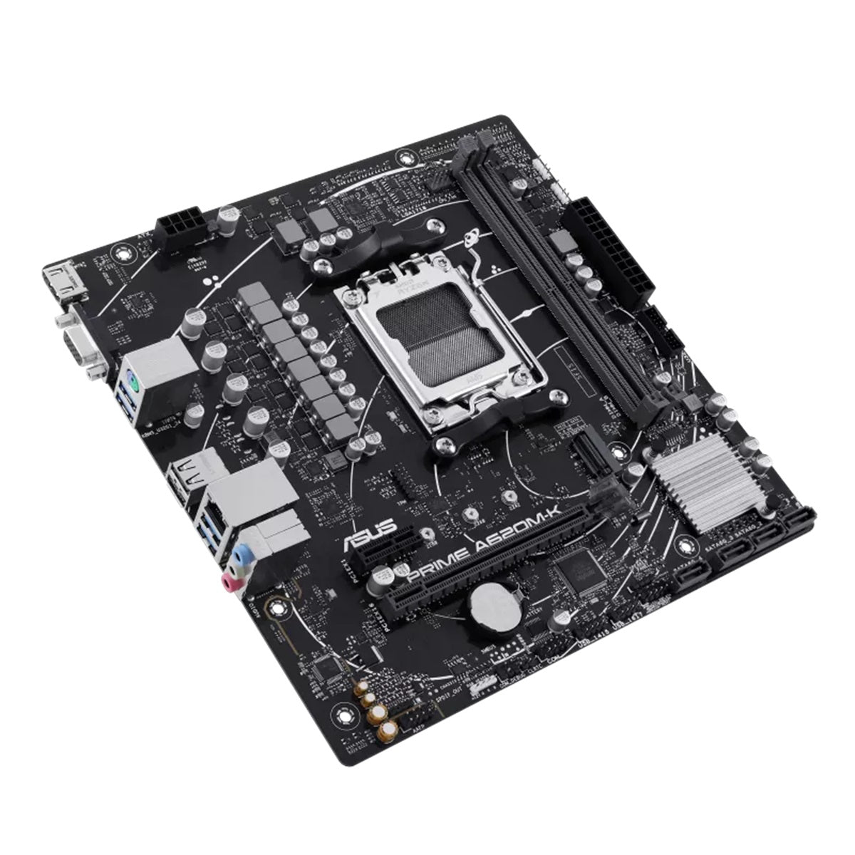 Tarjeta Madre Asus Prime A620M-K/Csm Soc Am5/Ddr5/Hdmi/Vga