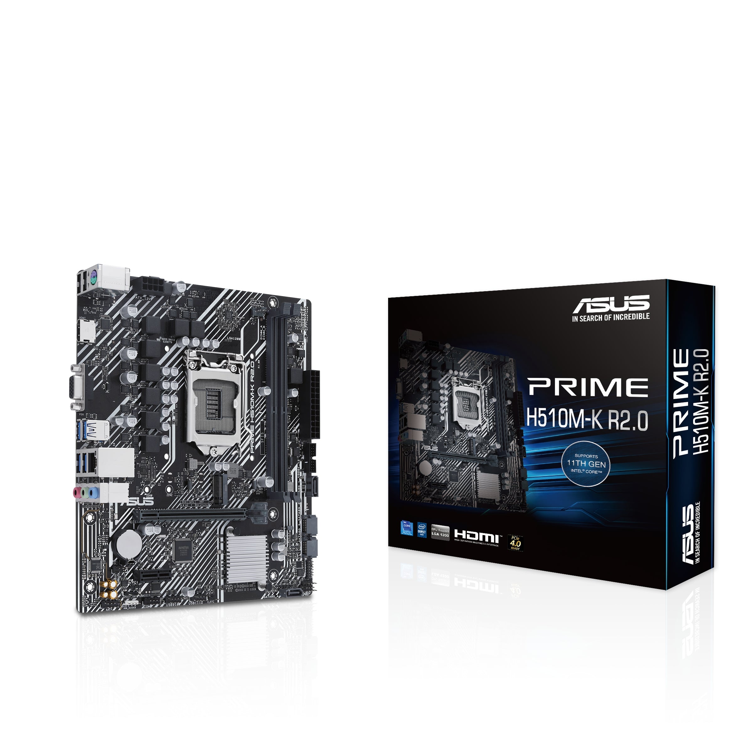 Tarjeta Madre Asus Prime H510M-K R2.0 1200/Ddr4/Matx/M.2