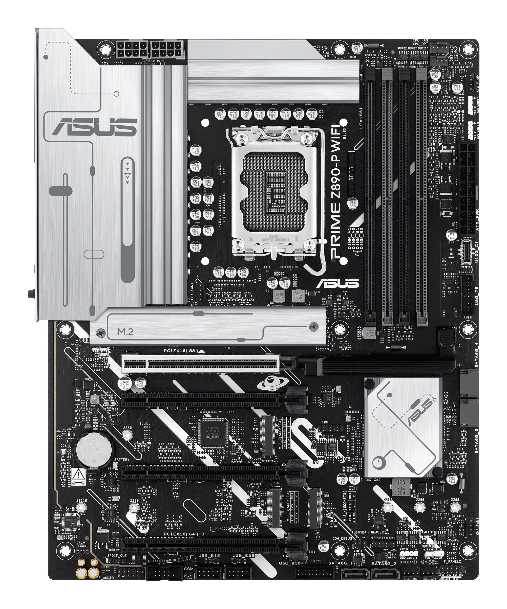 Tarjeta Madre Asus Prime Z890-P Wifi Lga 1851 Ddr5/Dp/Hdmi/Atx