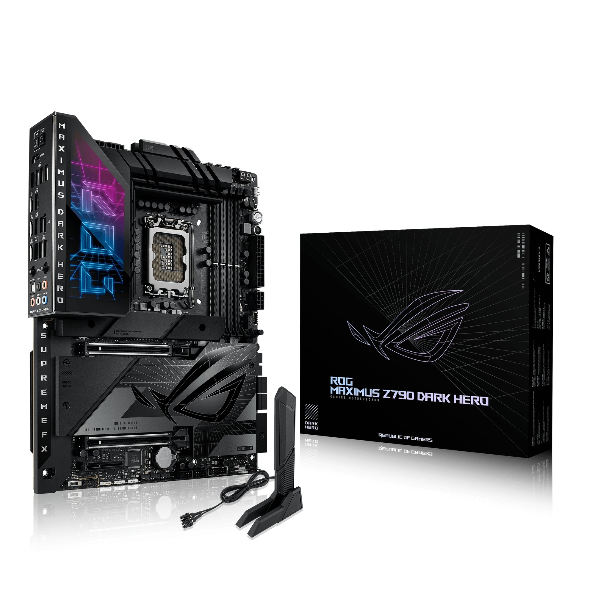 Tarjeta Madre Asus Rog Maximus Z790 Dark Hero Lga 1700/Ddr5/M.2/Wifi