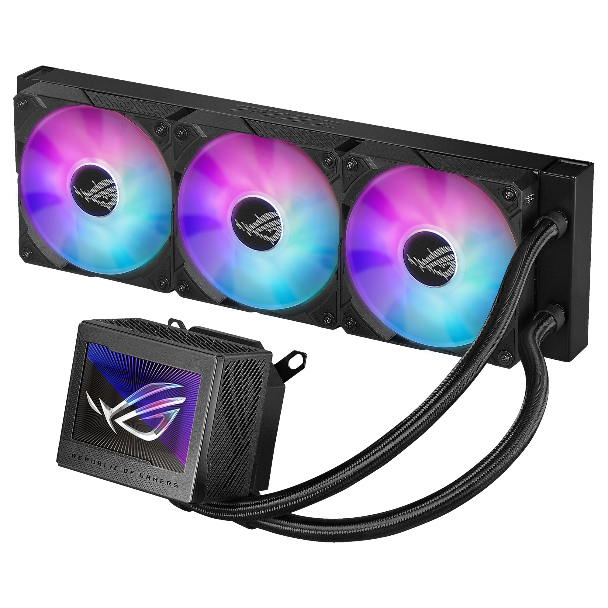 Enfriamiento Liquido Asus Rog Ryujin Iii 360 Argb 3X120Mm/Pantalla Lcd